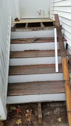 Front Steps Repaired in Medford, MA (1)