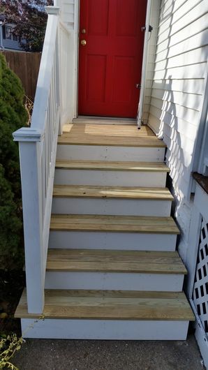 Front Steps Repaired in Medford, MA (4)